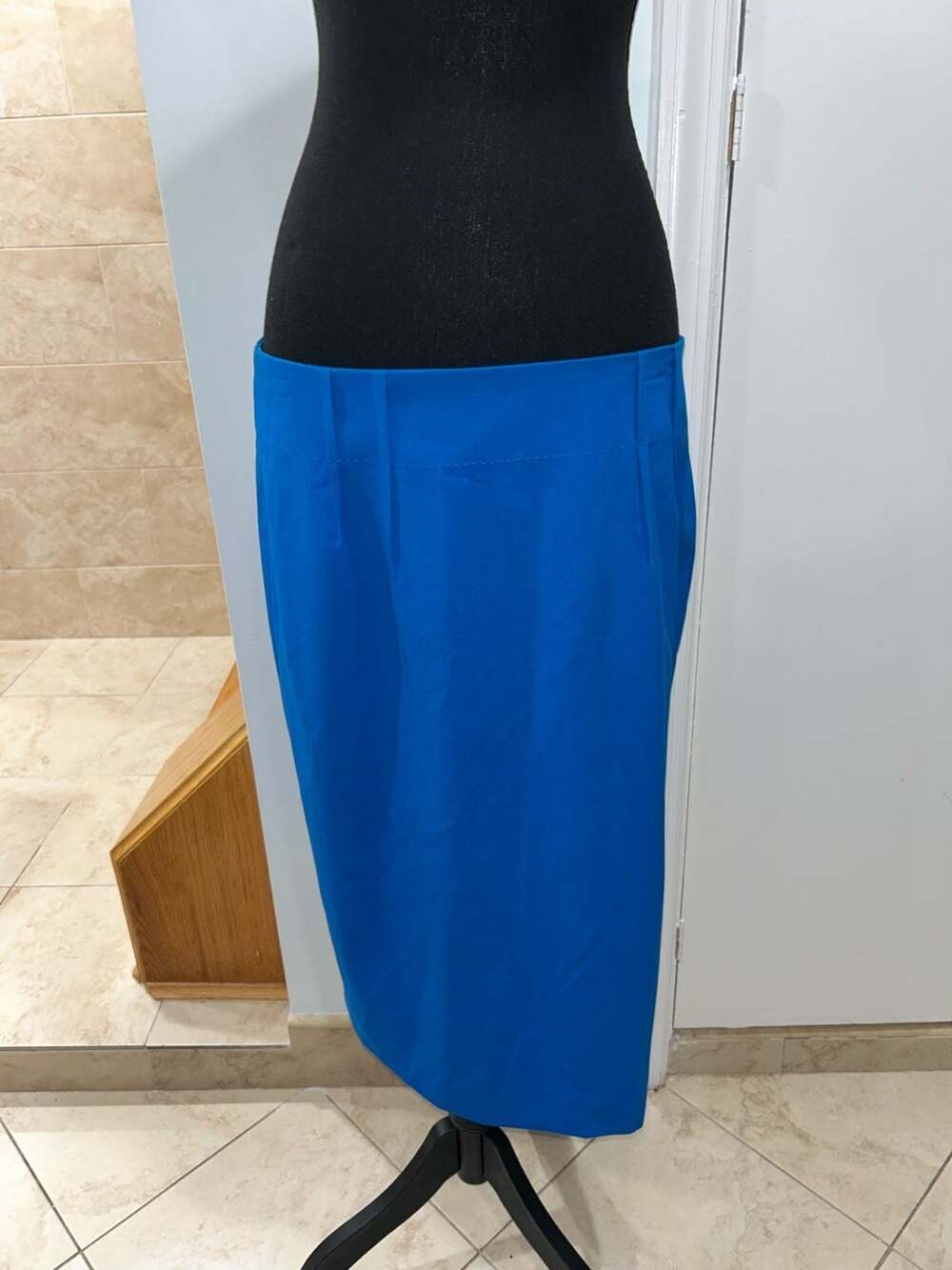 Jones New York Collection Womens Stretch Blue